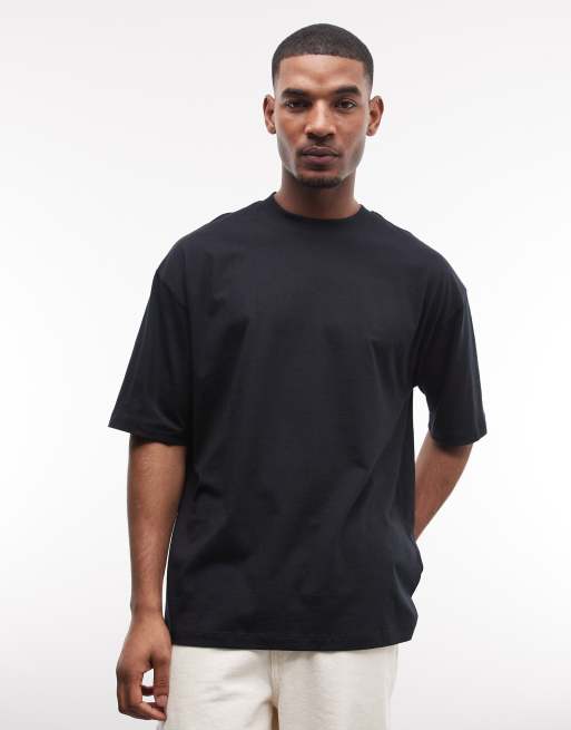 ASOS DESIGN - Oversized T-shirt met Paraiso-print op de voorkant in zwart, 2 van 5