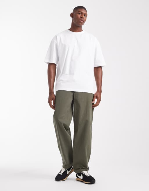 ASOS DESIGN - Oversized T-shirt met print van hemellichamen op de ruggengraag in wit , 2 van 5
