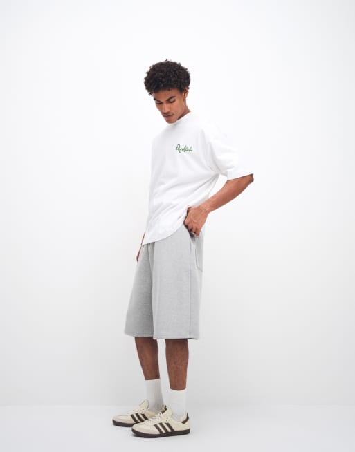 ASOS DESIGN - Oversized T-shirt met 'Ronaldinho'-print in wit, 5 van 5