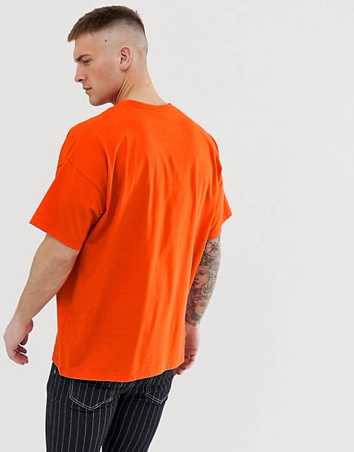 Asos Shirtbody licht Oranje elegant Mode Shirts Shirtbodies 