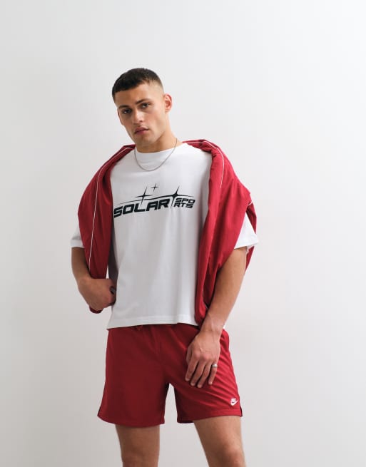 ASOS DESIGN - Oversized T-shirt met tekstprint in wit, 5 van 5