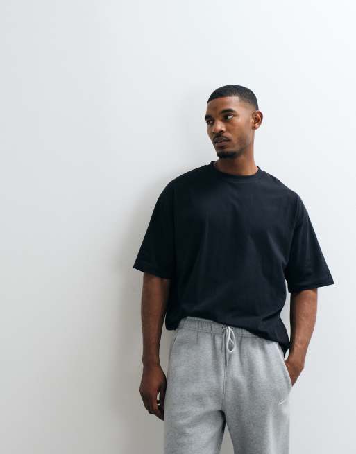 ASOS DESIGN - Oversized T-shirt met tekstprint in zwart, 3 van 5