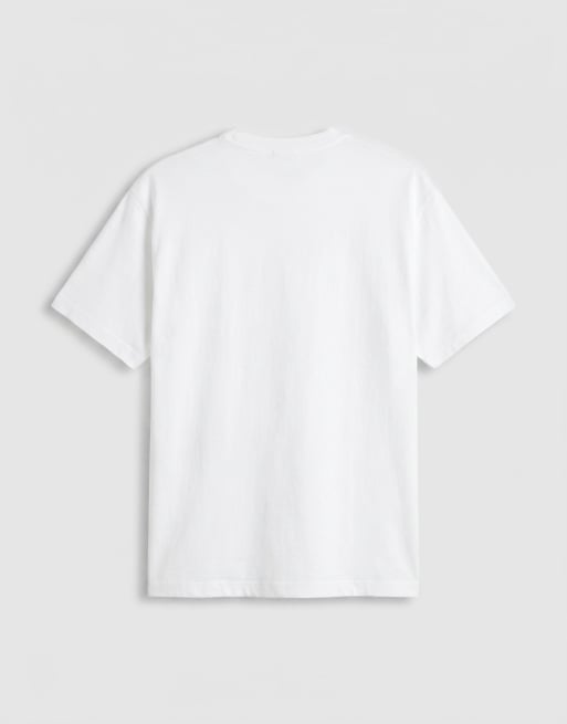 ASOS DESIGN - Oversized T-shirt met zomers borduursel op de borst in wit, 7 van 7