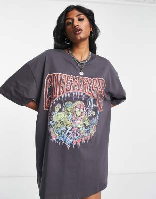 Oversized rock t store shirt dress