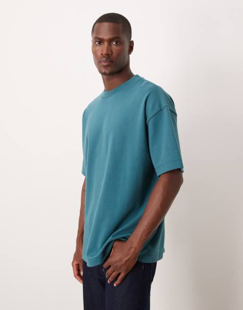 ASOS DESIGN - Oversized T-shirt van breatheMAX™-stof in turkoois - view 1