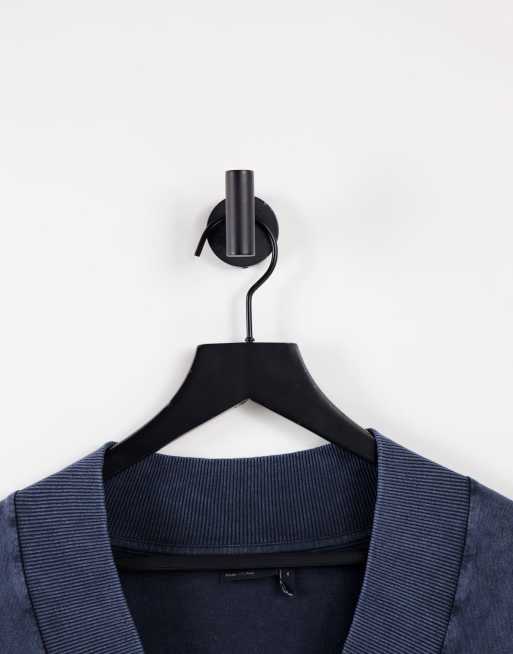 ASOS DESIGN - Oversized T-shirt van zware katoen in blauw met acid wash, 4 van 4