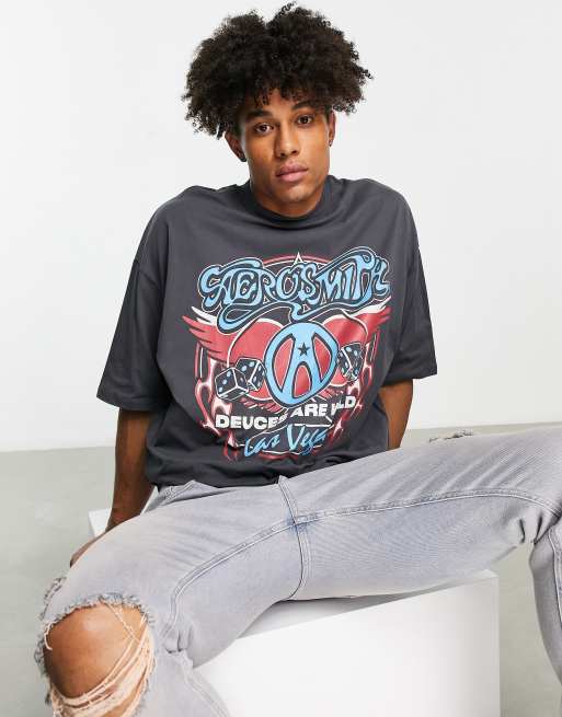 Aerosmith t shirt outlet mens