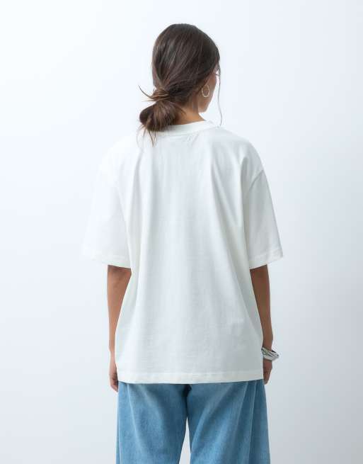 ASOS DESIGN oversized t-shirt with Arizona desert graphic in cream, 2 of 4