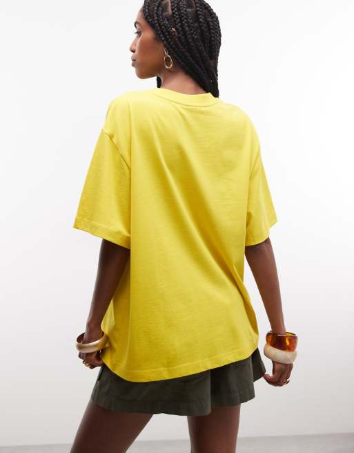 ASOS DESIGN oversized t-shirt with Arizona painting in yellow, 4 of 7