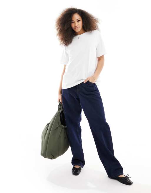 ASOS DESIGN oversized t shirt with back placement fruit graphic in white, 2 of 4