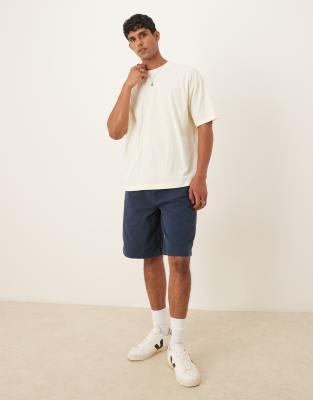 Asos Design Oversized T-shirt With Back Print In White