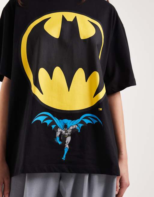ASOS DESIGN oversized t-shirt with batman graphic in black, 4 of 4