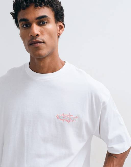 ASOS DESIGN oversized t-shirt with bonsai back graphic in white, 2 of 5