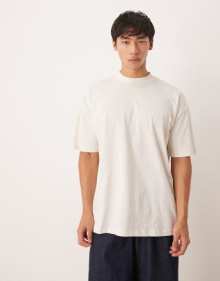 Asos Design Oversized T-shirt With Car Graphic In White