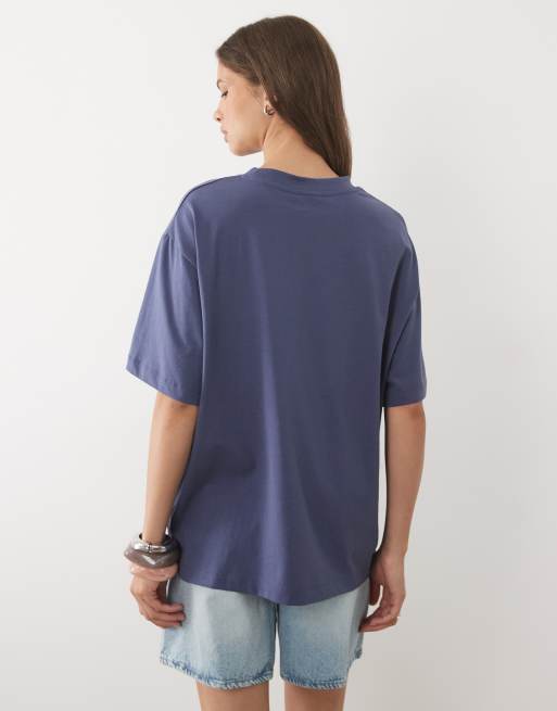 ASOS DESIGN oversized t-shirt with Casa Sol graphic in blue and pink, 4 of 4