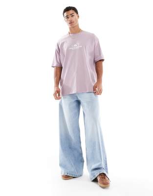 Asos Design Oversized T-shirt With City Graphic