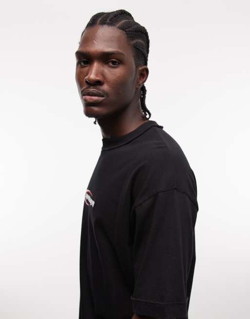 ASOS DESIGN oversized t-shirt with Copenhagen front graphic in black, 5 of 5