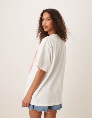 Asos Design Oversized T-shirt With Cosmopolitan Graphic