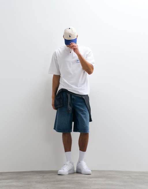 ASOS DESIGN oversized t-shirt with Cote d'Azur graphic in white, 2 of 5