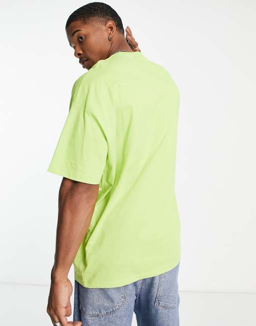 neon green graphic tee