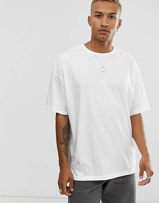 ASOS DESIGN oversized t-shirt with crew neck in white | ASOS