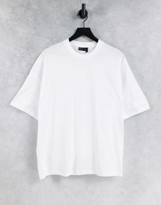 ASOS DESIGN oversized t-shirt with crew neck in white | ASOS