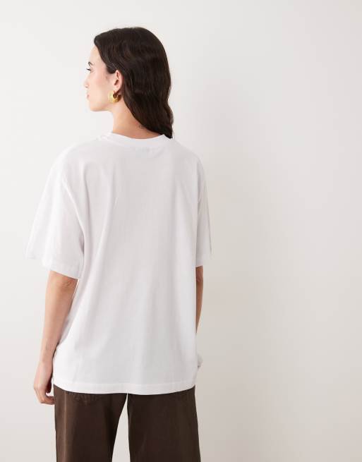 ASOS DESIGN oversized t-shirt with Dallas rodeo graphic in white, 4 of 4
