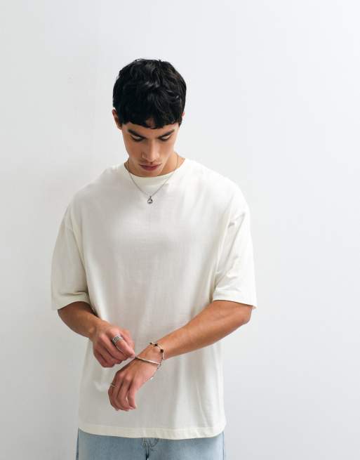 ASOS DESIGN oversized t-shirt with desert graphic in beige, 5 of 5