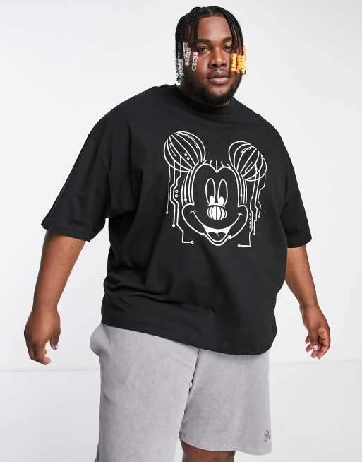 ASOS DESIGN oversized T-shirt with Disney Mickey Mouse print in