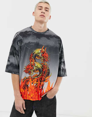 asos flame shirt