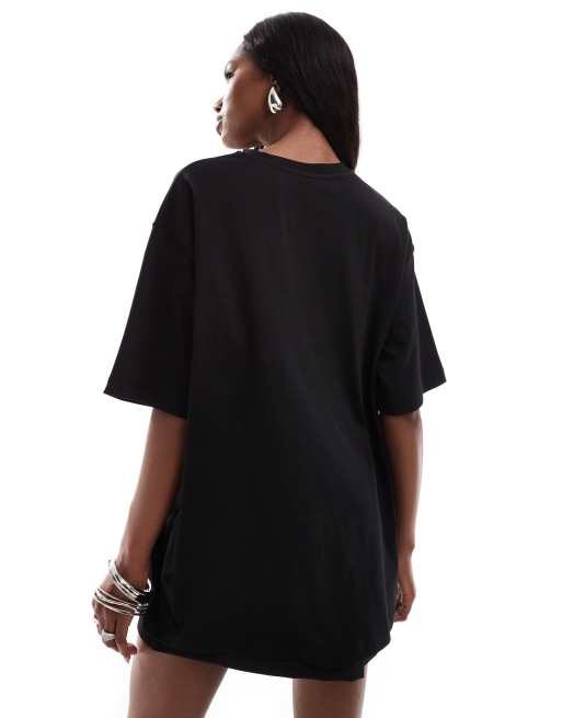 ASOS DESIGN oversized t-shirt with eternal print in black, 4 of 4