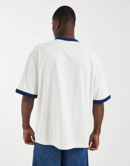 ASOS DESIGN oversized t-shirt with Fanta print in off white, 5 of 5