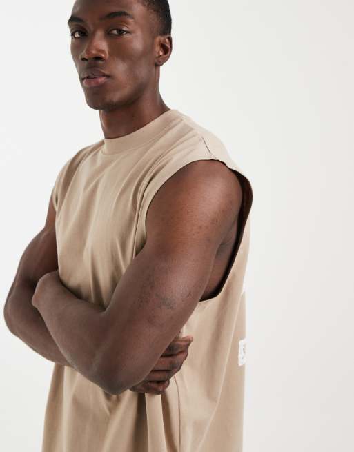 ASOS DESIGN oversized t-shirt with floral graphic in brown, 2 of 5