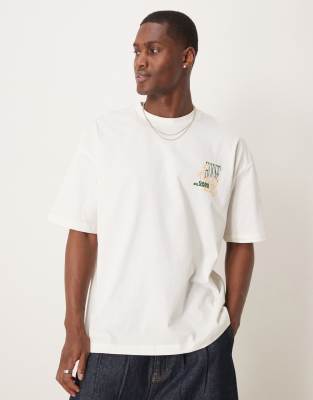 ASOS DESIGN OVERSIZED T-SHIRT WITH FLORAL GRAPHIC 