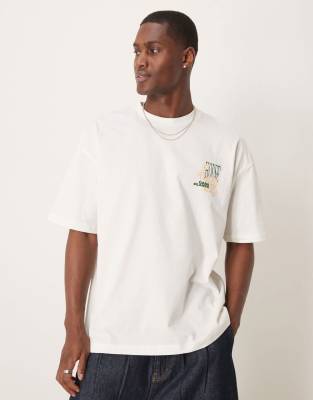 ASOS DESIGN OVERSIZED T-SHIRT WITH FLORAL GRAPHIC 