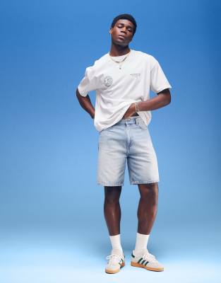 Asos Design Oversized T-shirt With Fruit Graphic In White