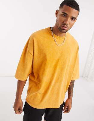 yellow oversized top
