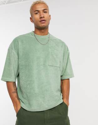 asos green top