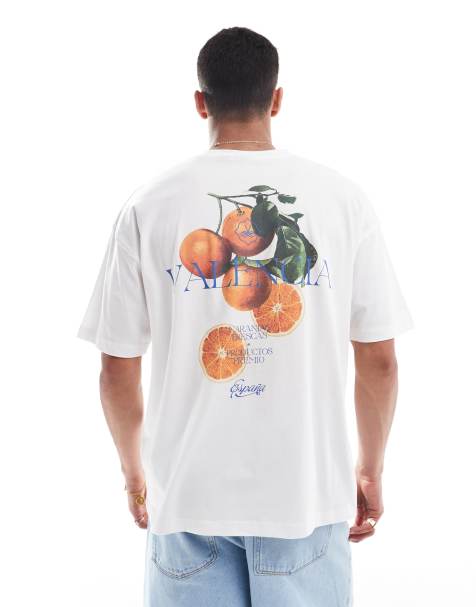 ASOS DESIGN oversized t-shirt with high summer graphic in white - view 1