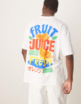 Asos Design Oversized T-shirt With High Summer Graphic