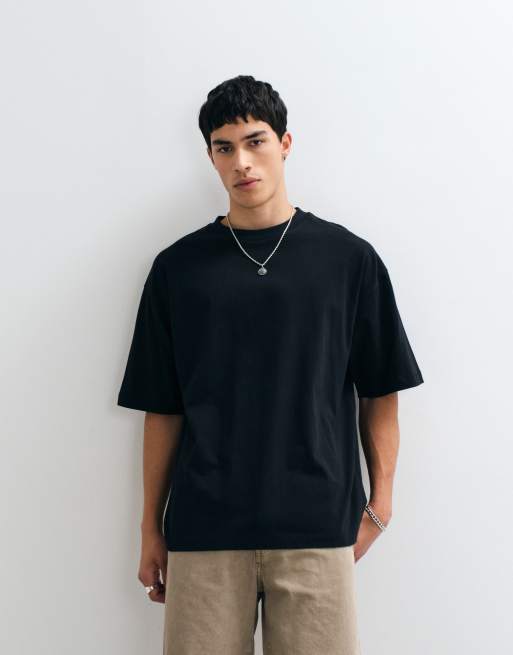 ASOS DESIGN oversized t-shirt with Japanese text in black, 2 of 5
