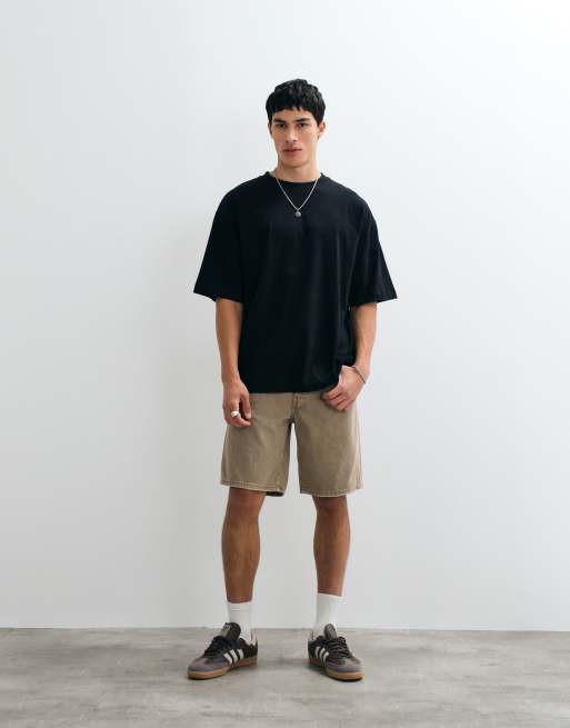 ASOS DESIGN oversized t-shirt with Japanese text in black, 3 of 5