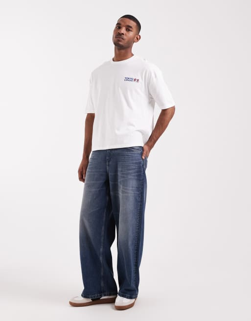ASOS DESIGN oversized T-shirt with karaoke graphic in white, 3 of 5