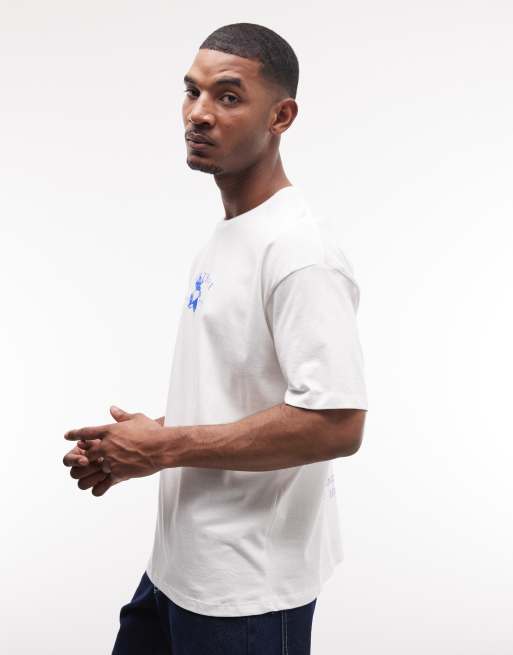 ASOS DESIGN oversized t-shirt with lemon graphic in white, 4 of 5