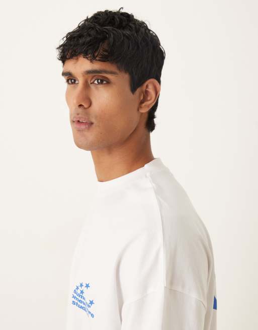 ASOS DESIGN oversized T-shirt with lemons graphic in wihite, 3 of 5