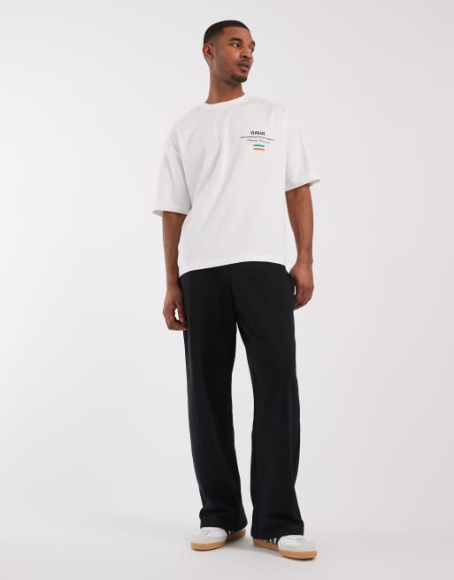 ASOS DESIGN oversized t-shirt with limoncello print in white, 2 of 5