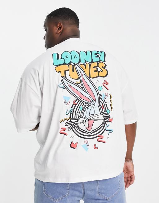 ASOS Looney Tunes 90s Oversized Shirt With Character Print for Men