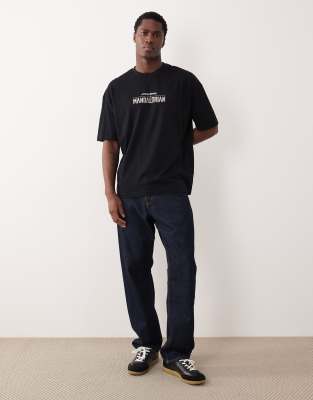 ASOS DESIGN OVERSIZED T-SHIRT WITH MANDALORIAN PRINT