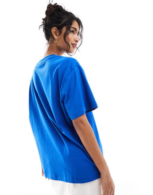 ASOS DESIGN oversized t-shirt with manhattan graphic in blue ASOS