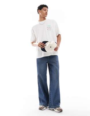 Shop Asos Design Oversized T-shirt With Margarita Graphic